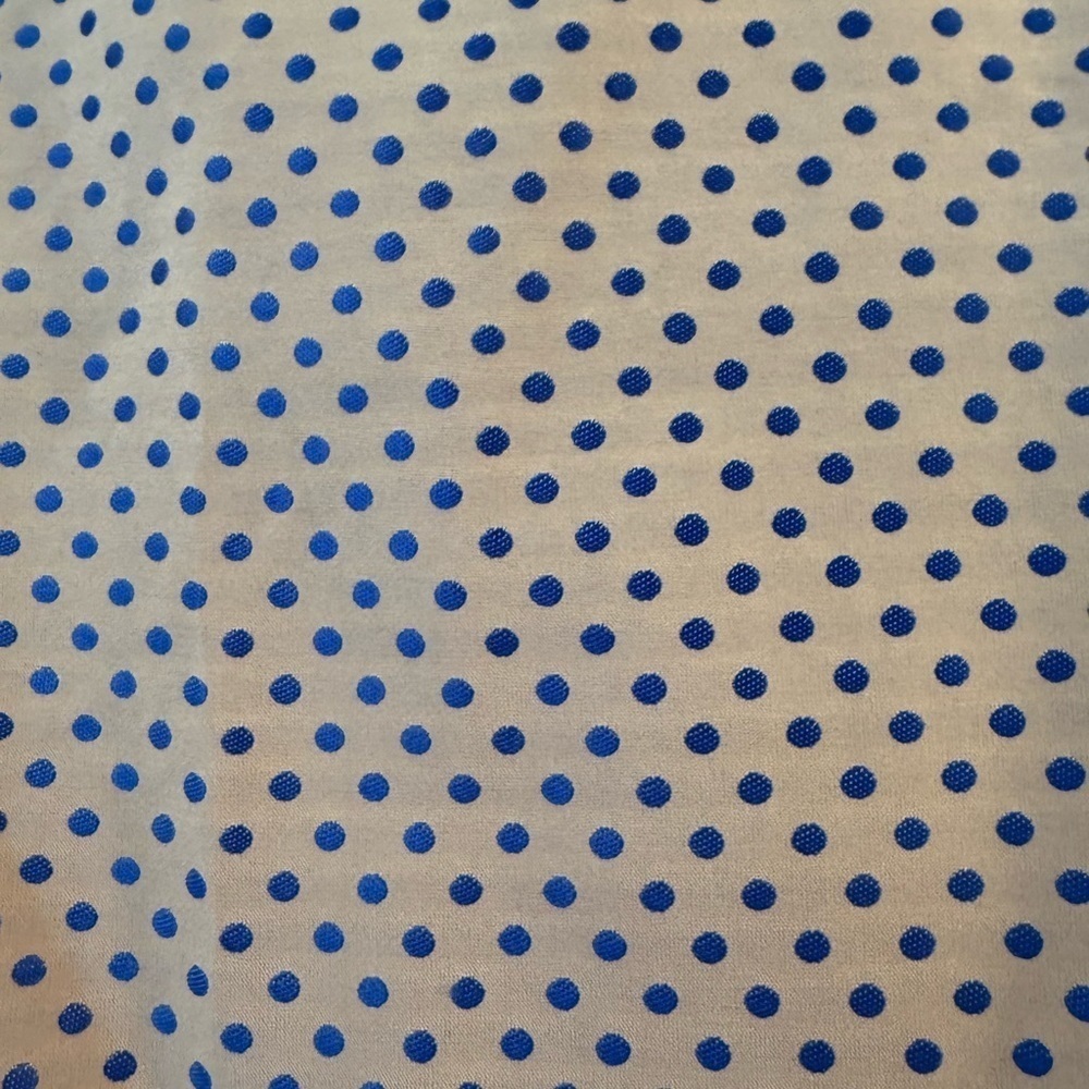 J. Crew Blue and Cream Knee-Length Pencil Skirt - Picture 4 of 9